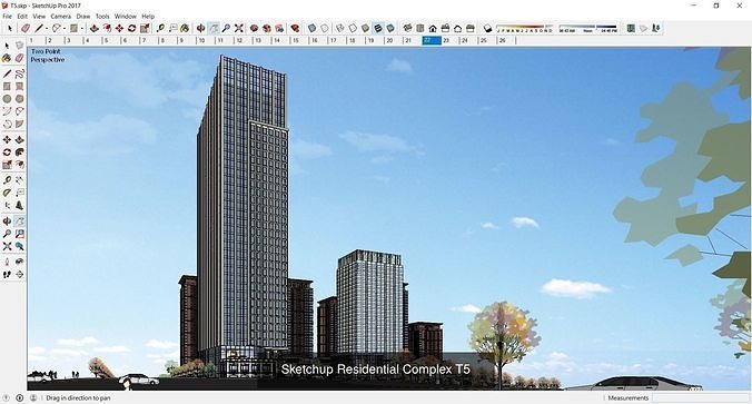 Collection 27 Sketchup Residential Complex models 3D Model Pack 6