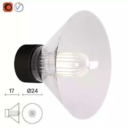 ext peacock wall light 3D model ext peacock wall light 3D model