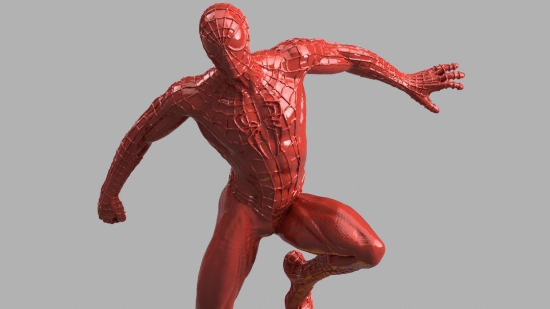 SPIDERMAN BODY FIGURE 3D print model_1
