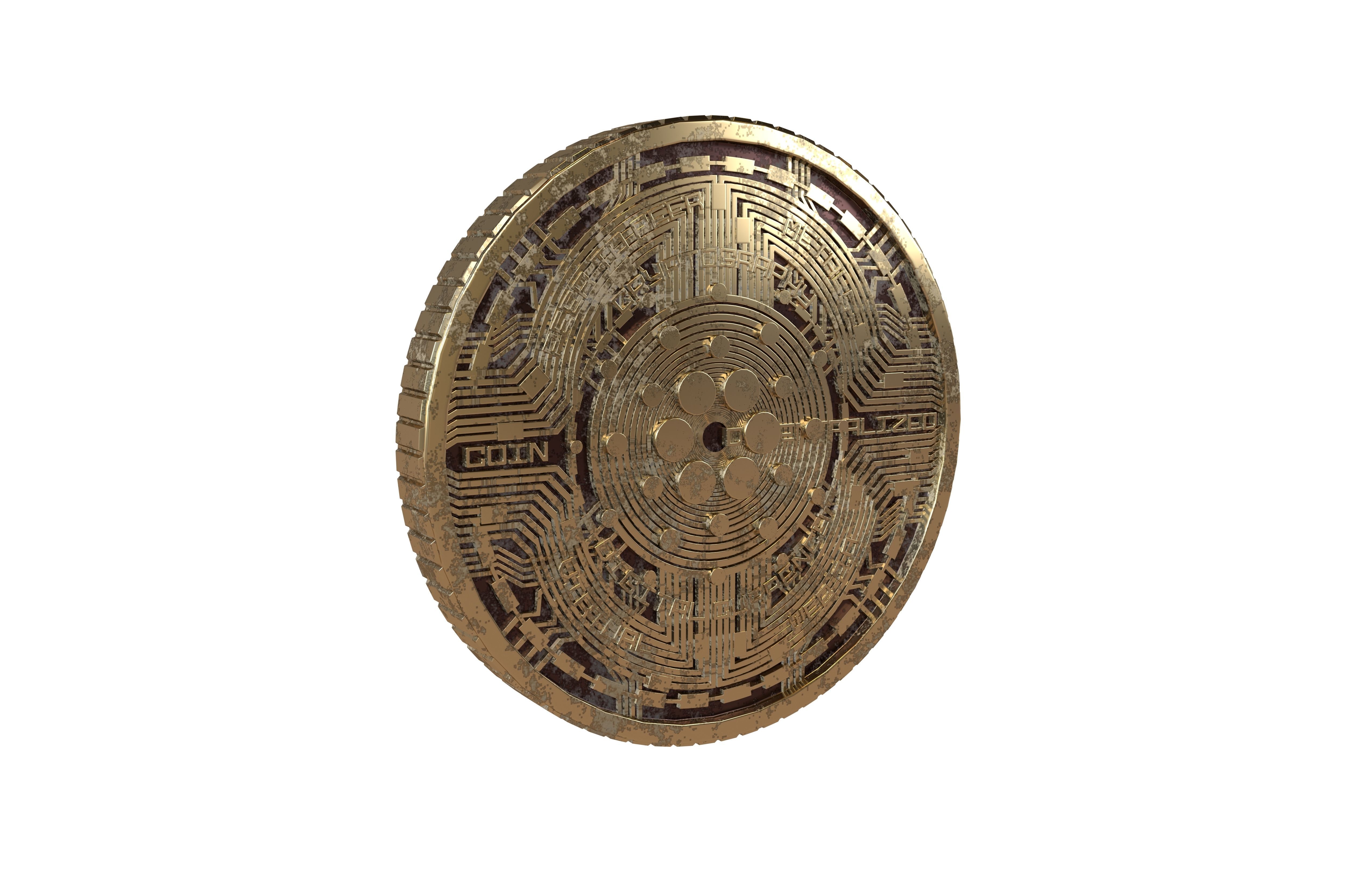 Cardano Coin v6 005 3D model_1