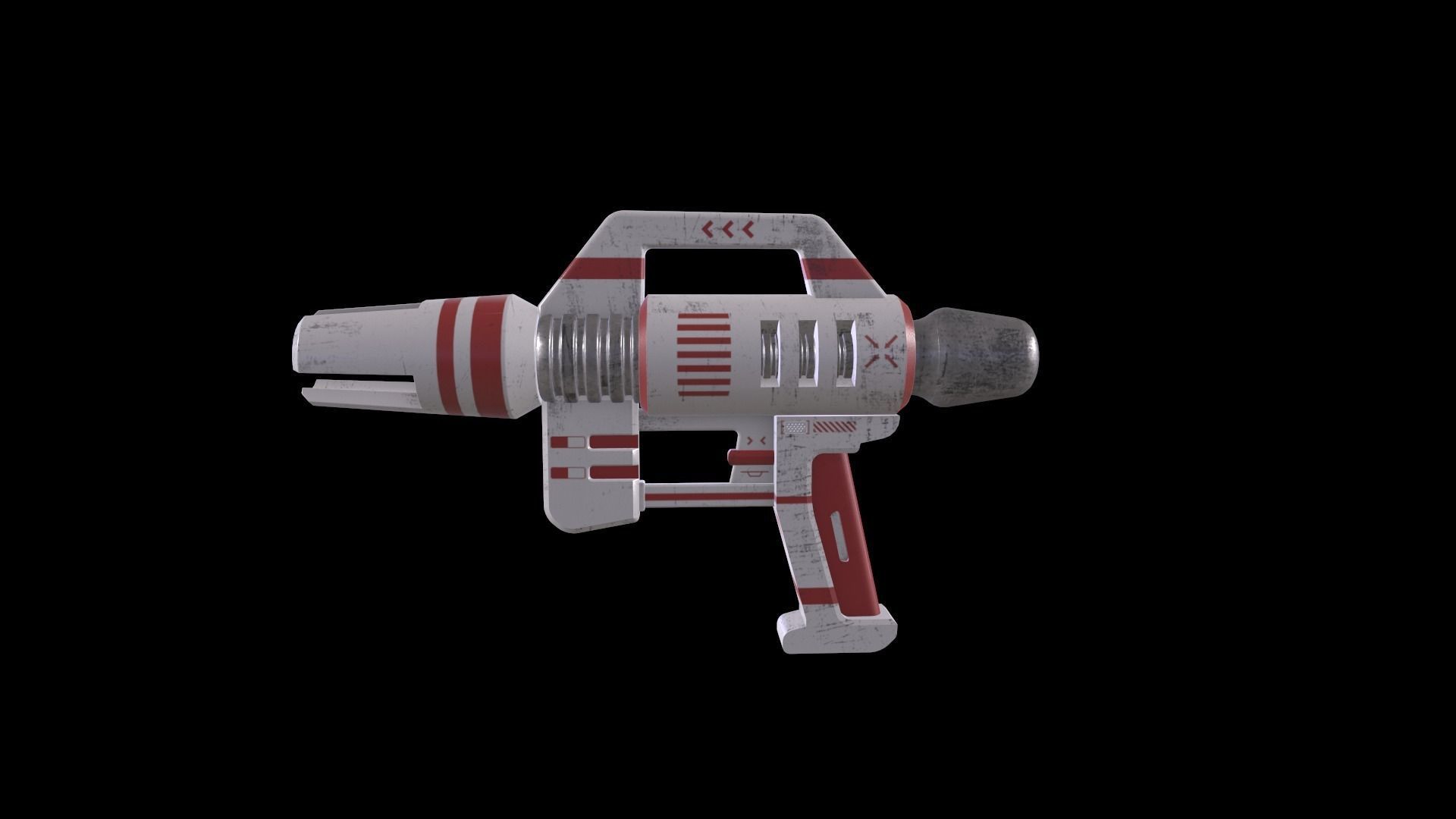 Sci-Fi Blaster Pack Low-poly 3D model Low-poly 3D model_5
