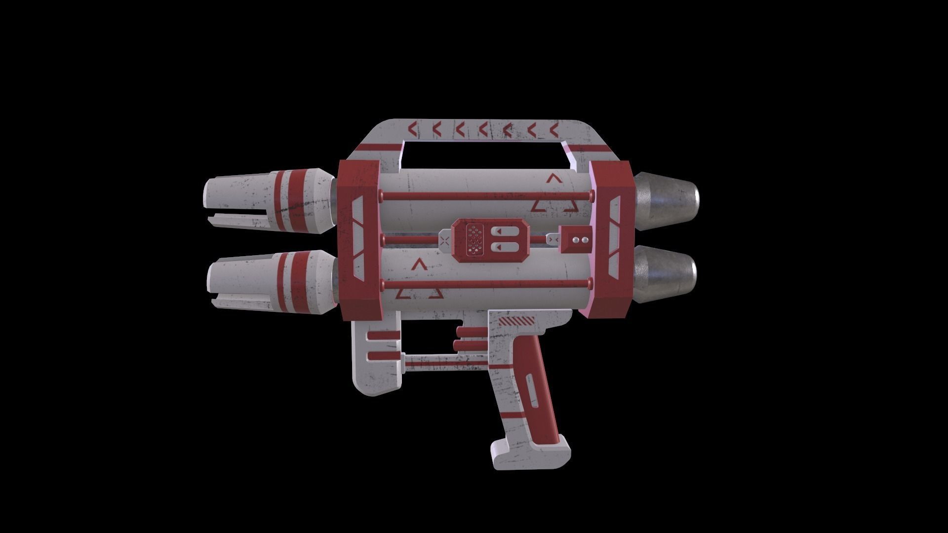 Sci-Fi Blaster Pack Low-poly 3D model Low-poly 3D model_8