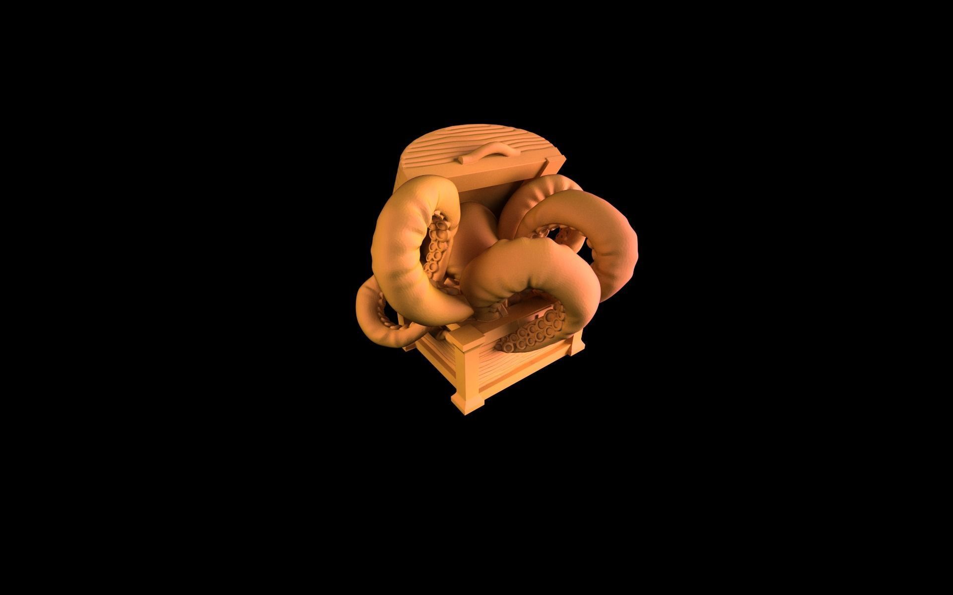 Octopus and Dodo 3D print model_2