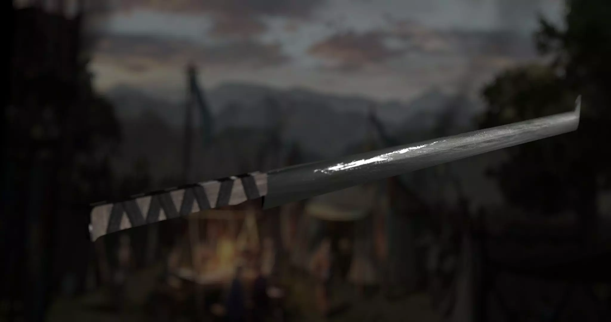 Scimitar LOTR Low-poly 3D model