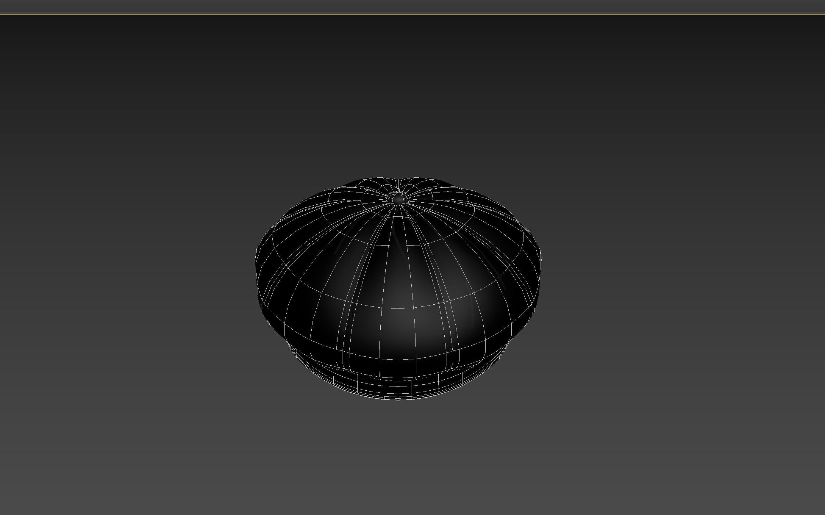 Prop093 Latex Beret Hat 3D model_20