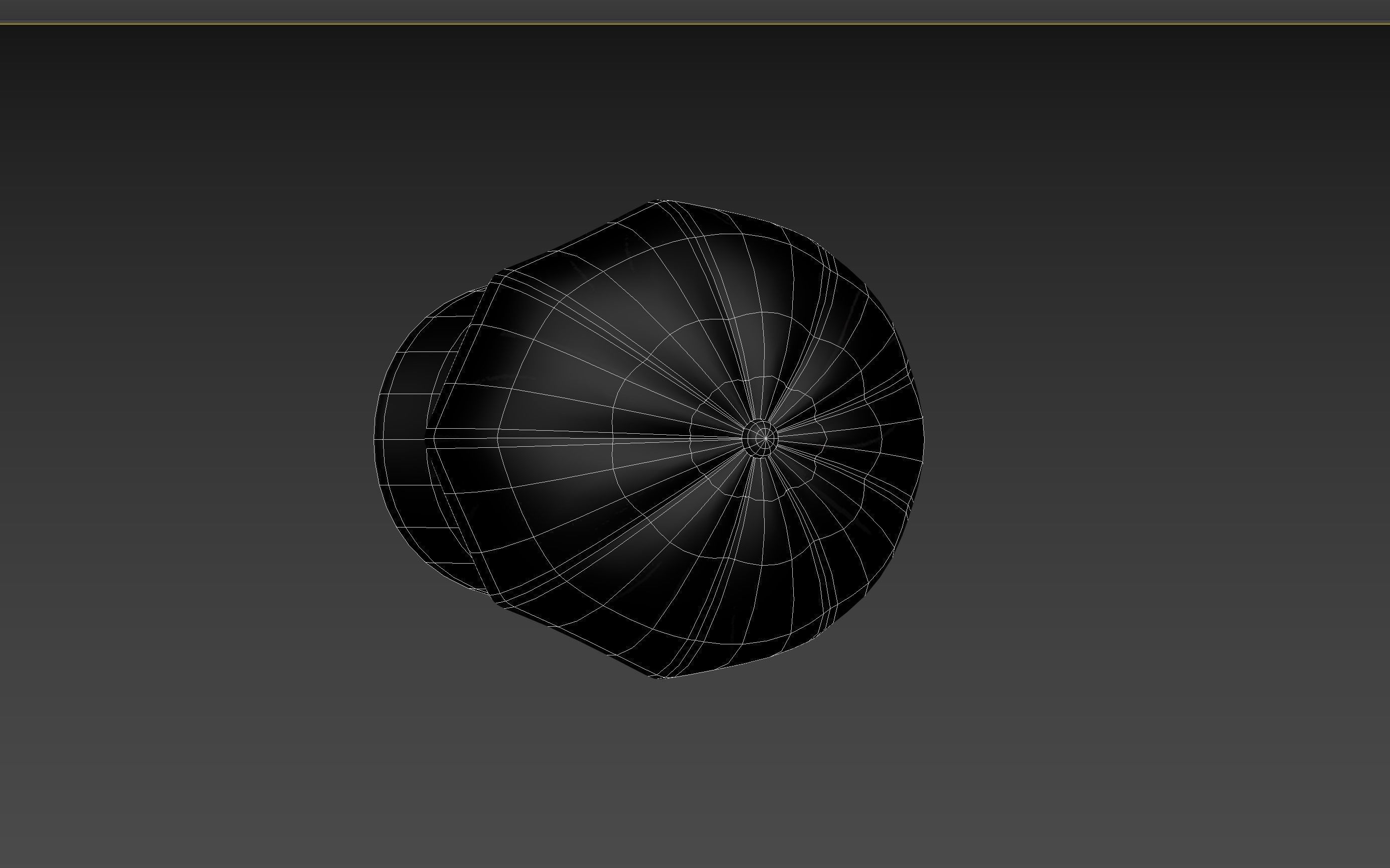 Prop093 Latex Beret Hat 3D model_26