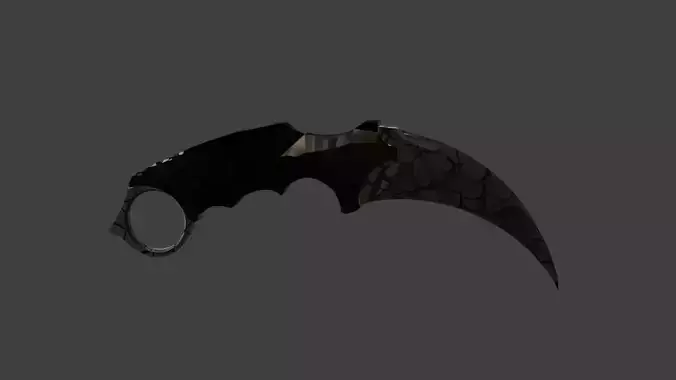 3d model Karambit bat wing