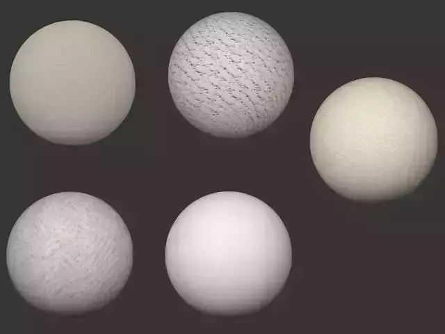 set of basic light textures
