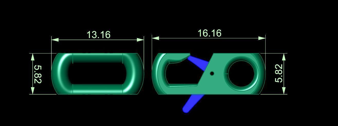 LV Bracelet 3d print 3D print model_2