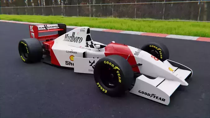 Mclaren MP4-8 3D model