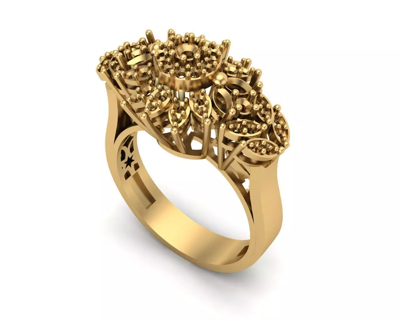 Jewelry ring 027 3D print model