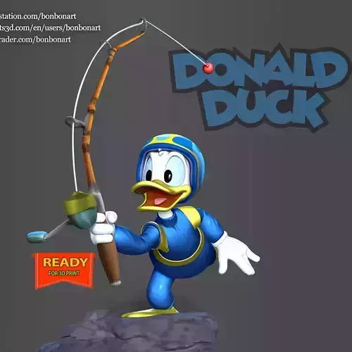 Donald Duck - Fishing