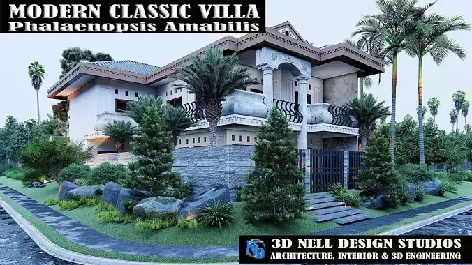 MODERN CLASSIC VILLA PHALAENOP AMABILIS