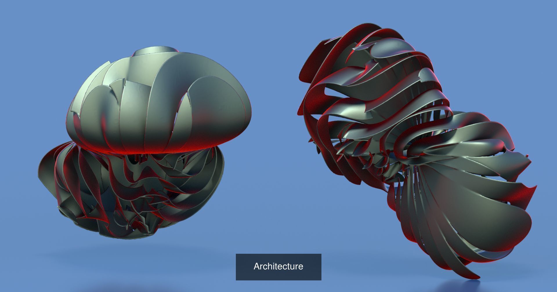 32 Abstract forms 3D Model Collection_31