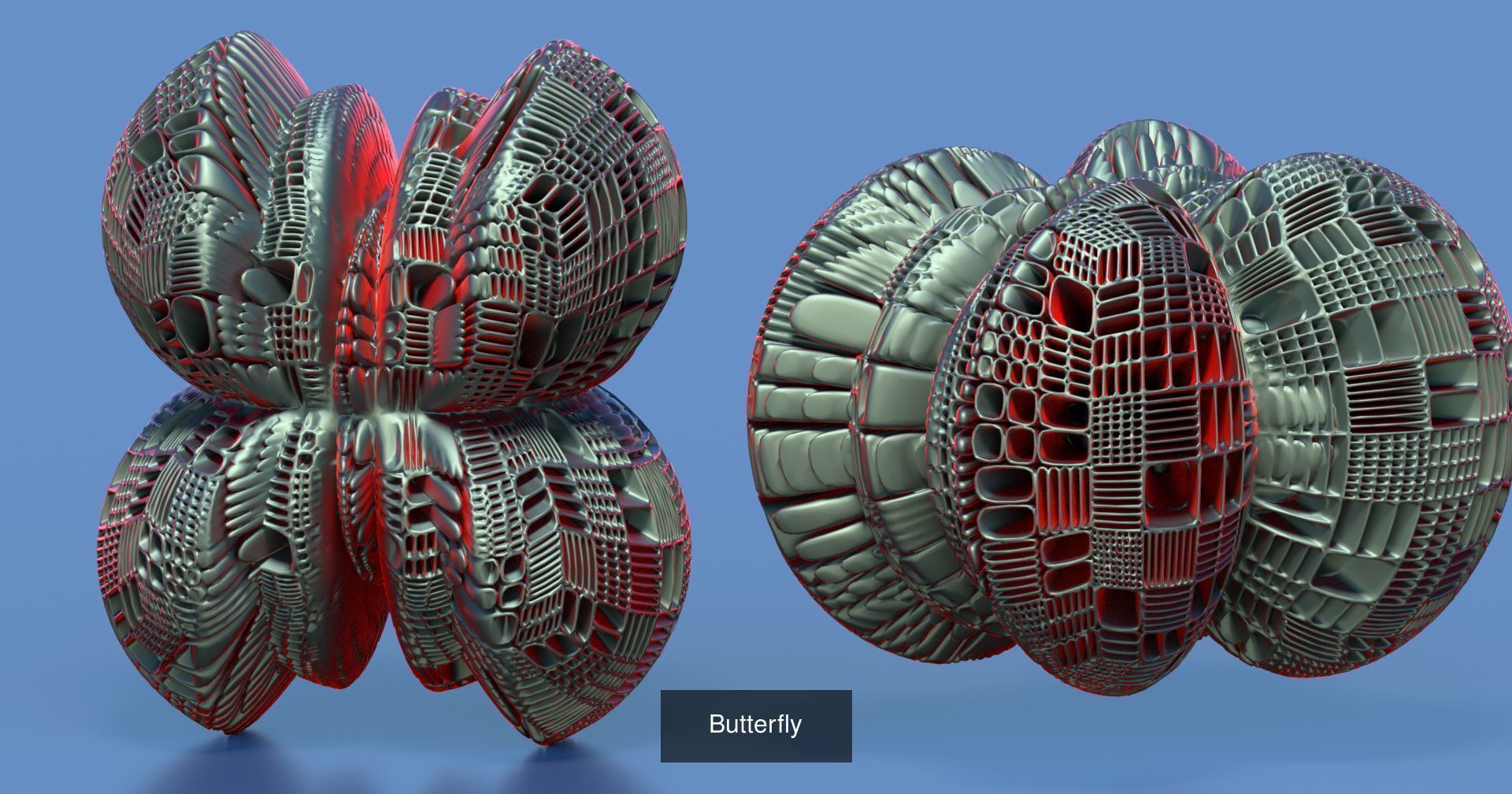 32 Abstract forms 3D Model Collection_26