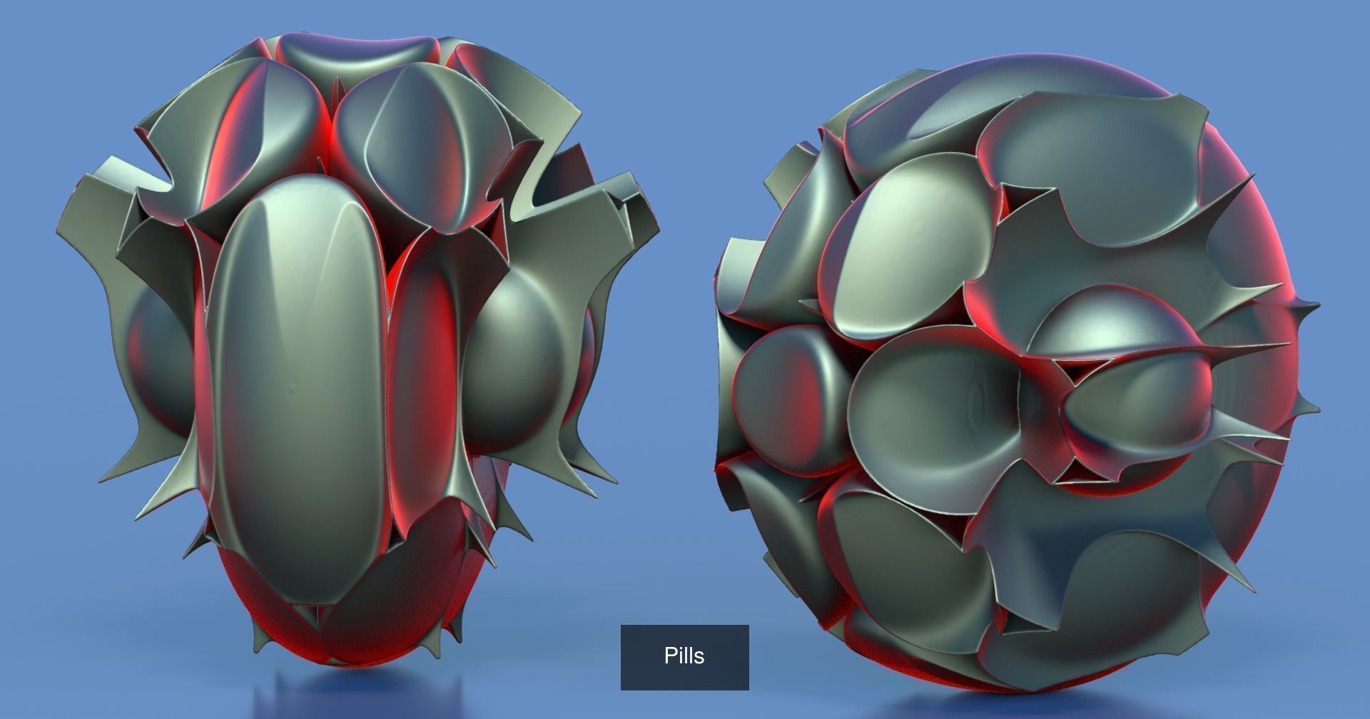 32 Abstract forms 3D Model Collection_8