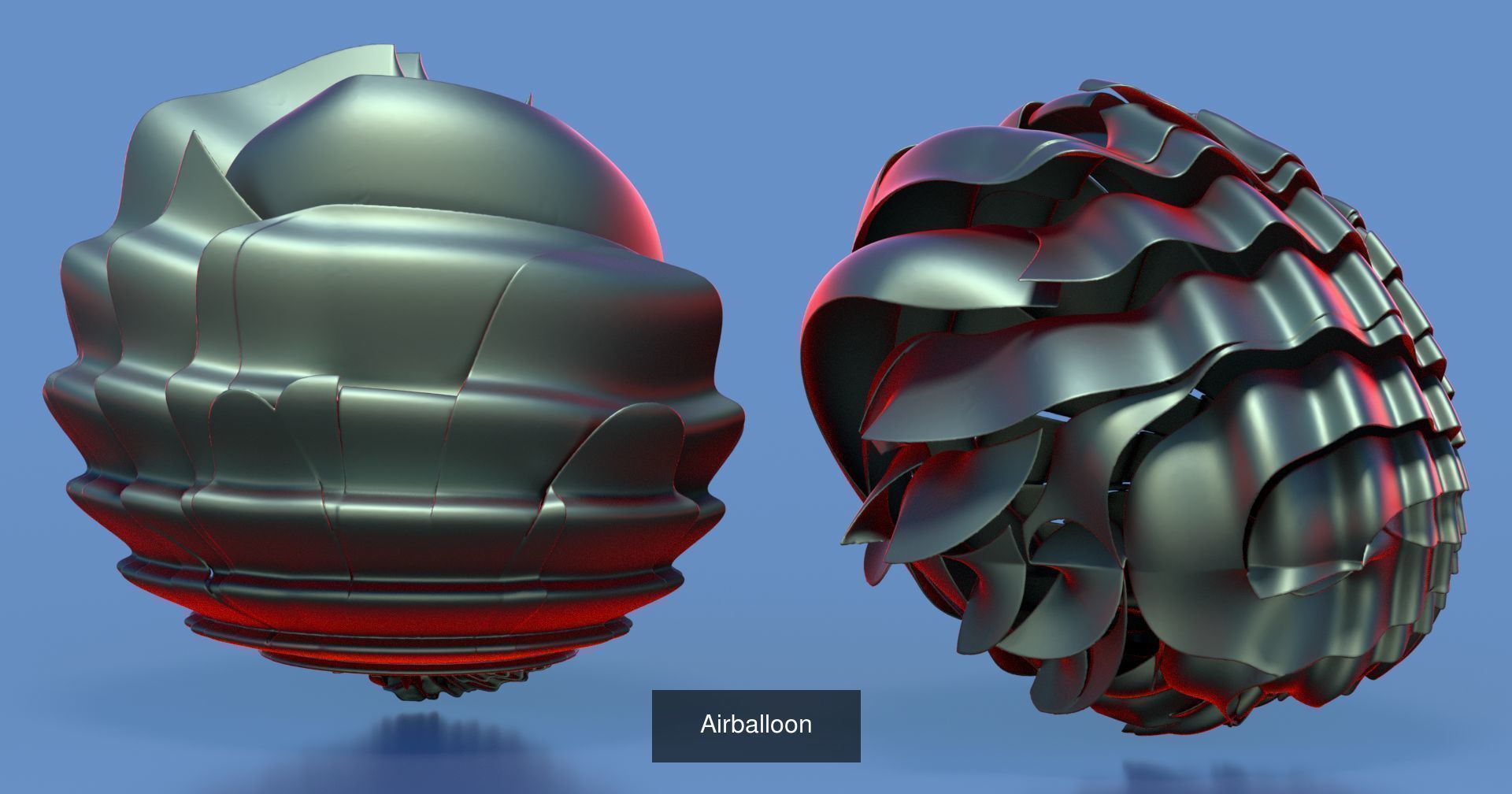 32 Abstract forms 3D Model Collection_33