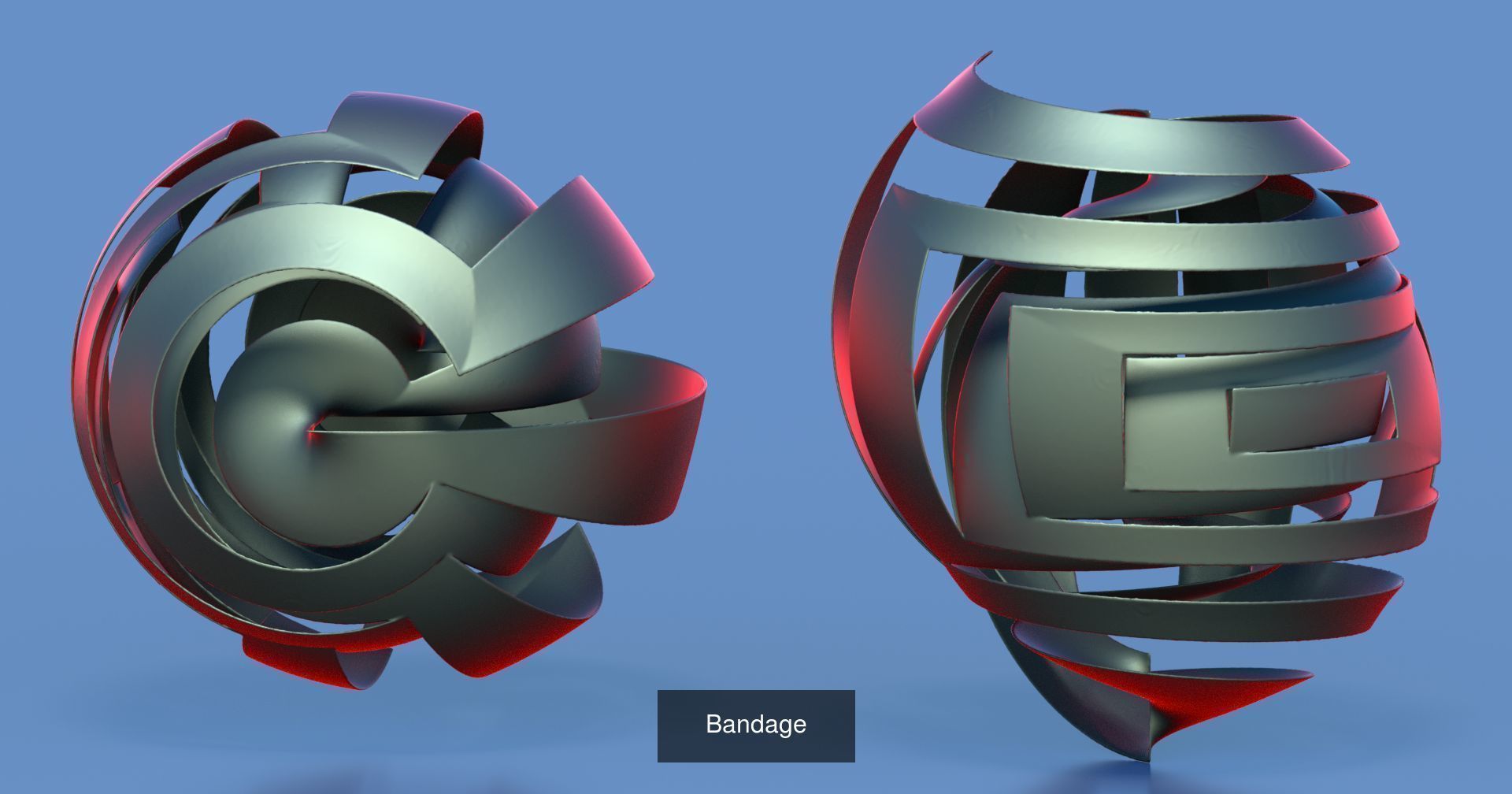 32 Abstract forms 3D Model Collection_29