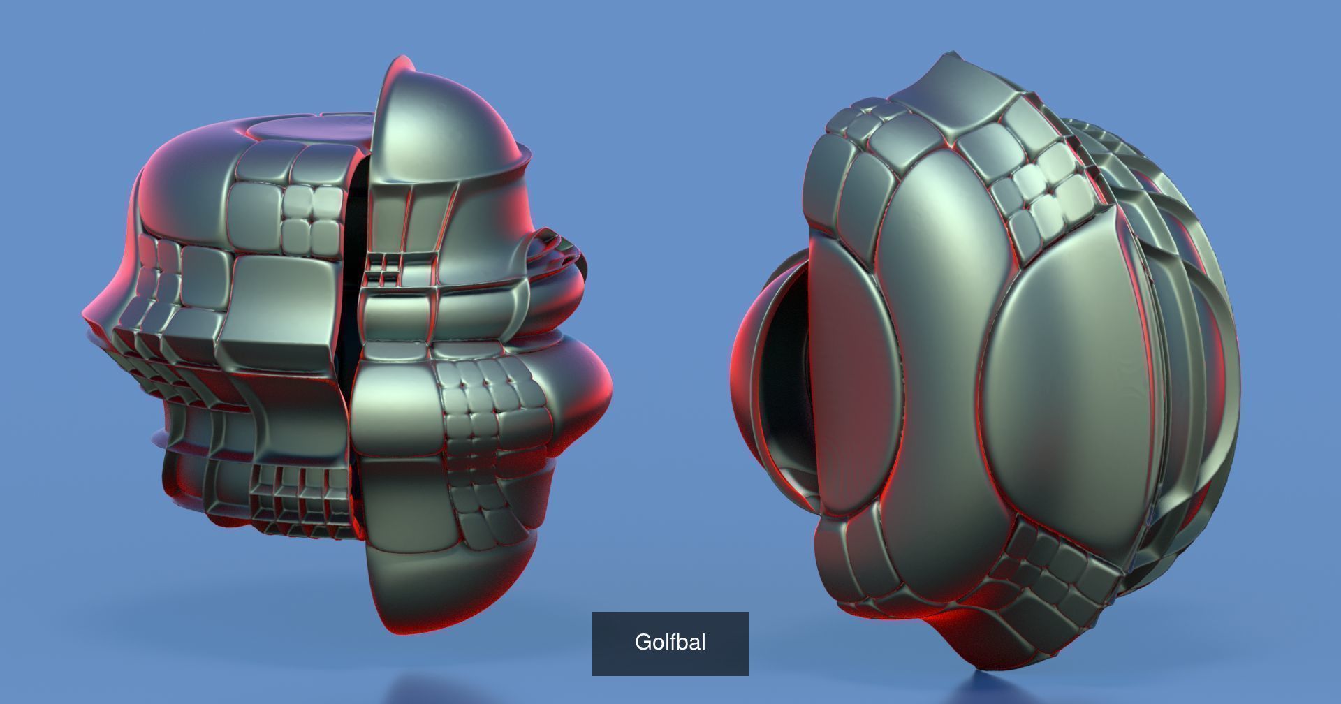 32 Abstract forms 3D Model Collection_20