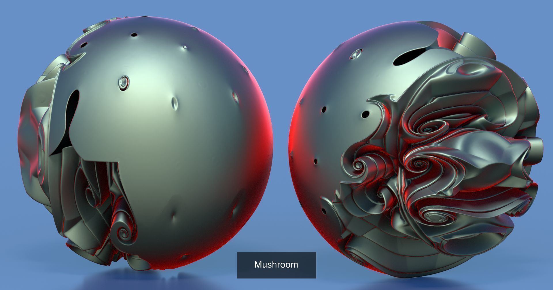 32 Abstract forms 3D Model Collection_14