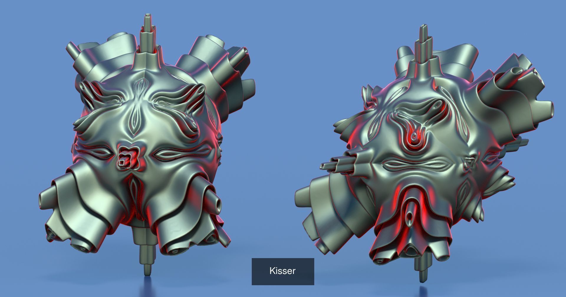 32 Abstract forms 3D Model Collection_16