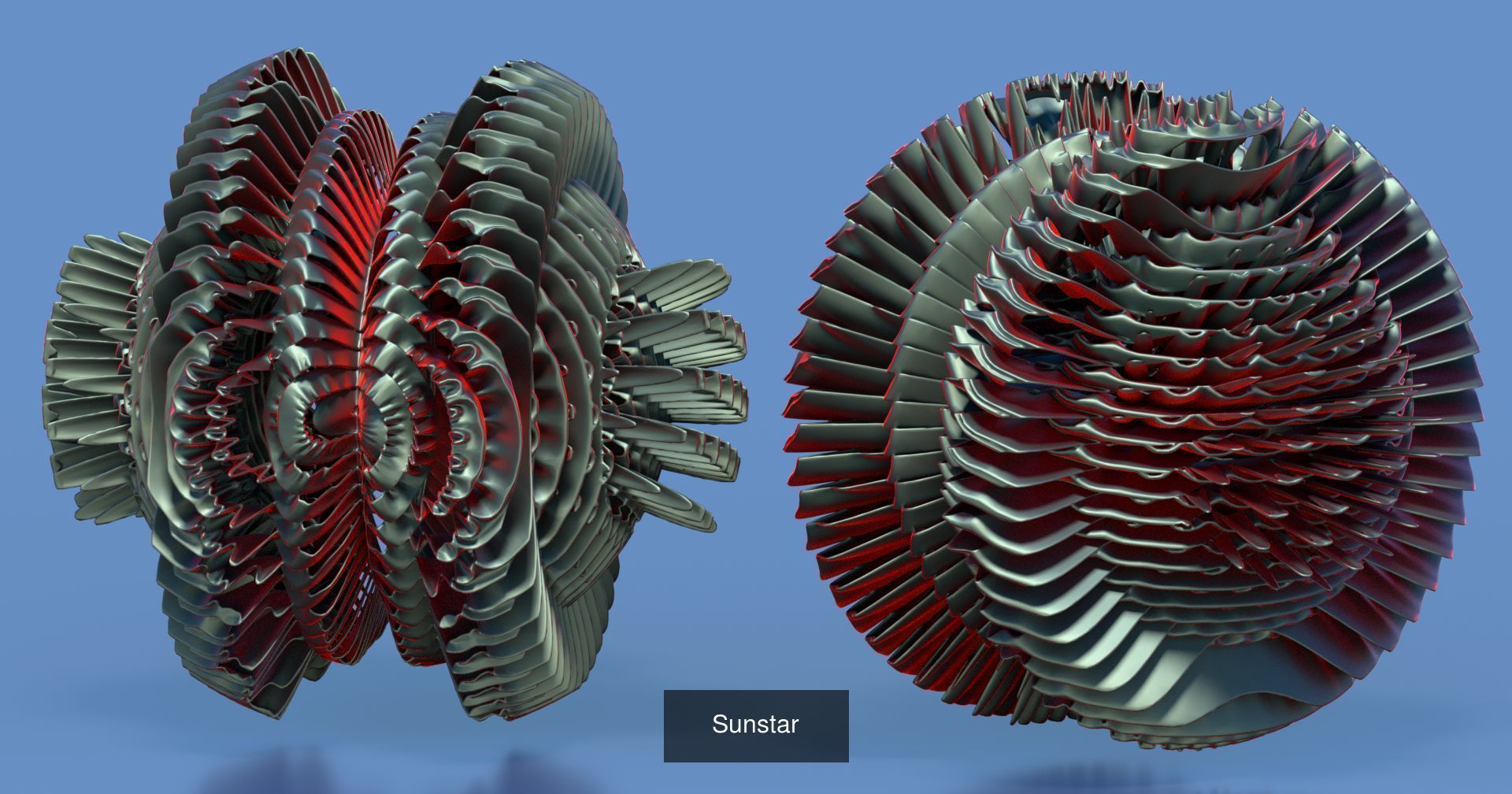 32 Abstract forms 3D Model Collection_3