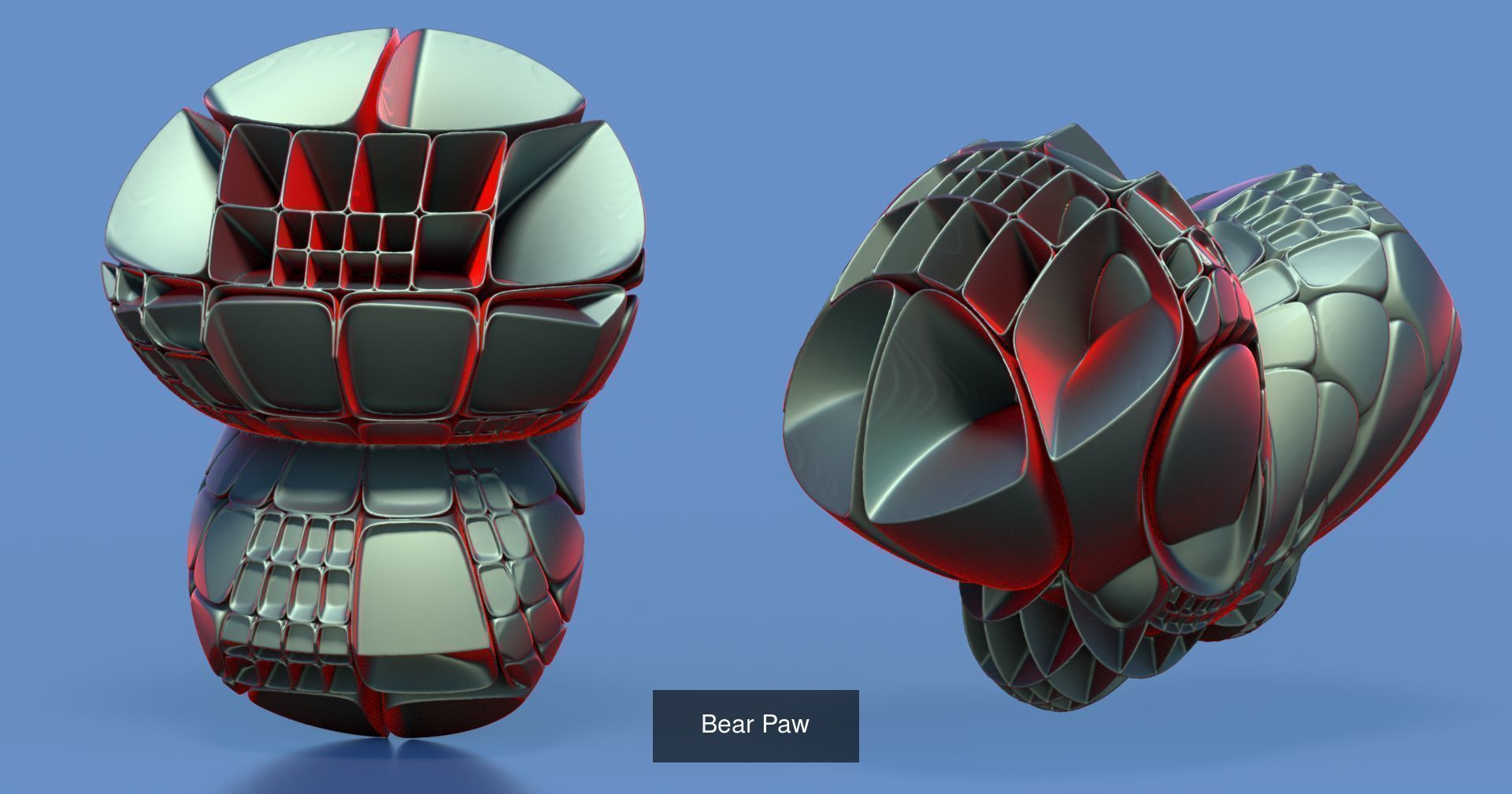 32 Abstract forms 3D Model Collection_11