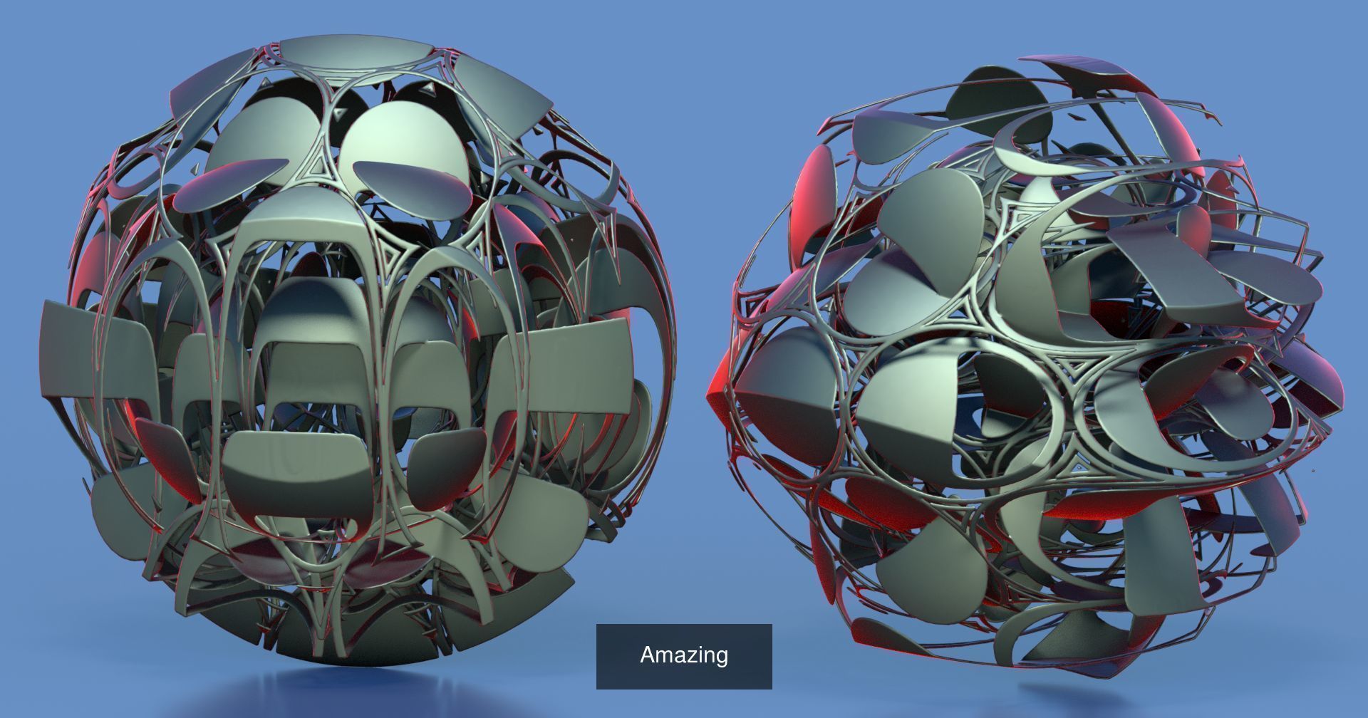 32 Abstract forms 3D Model Collection_32