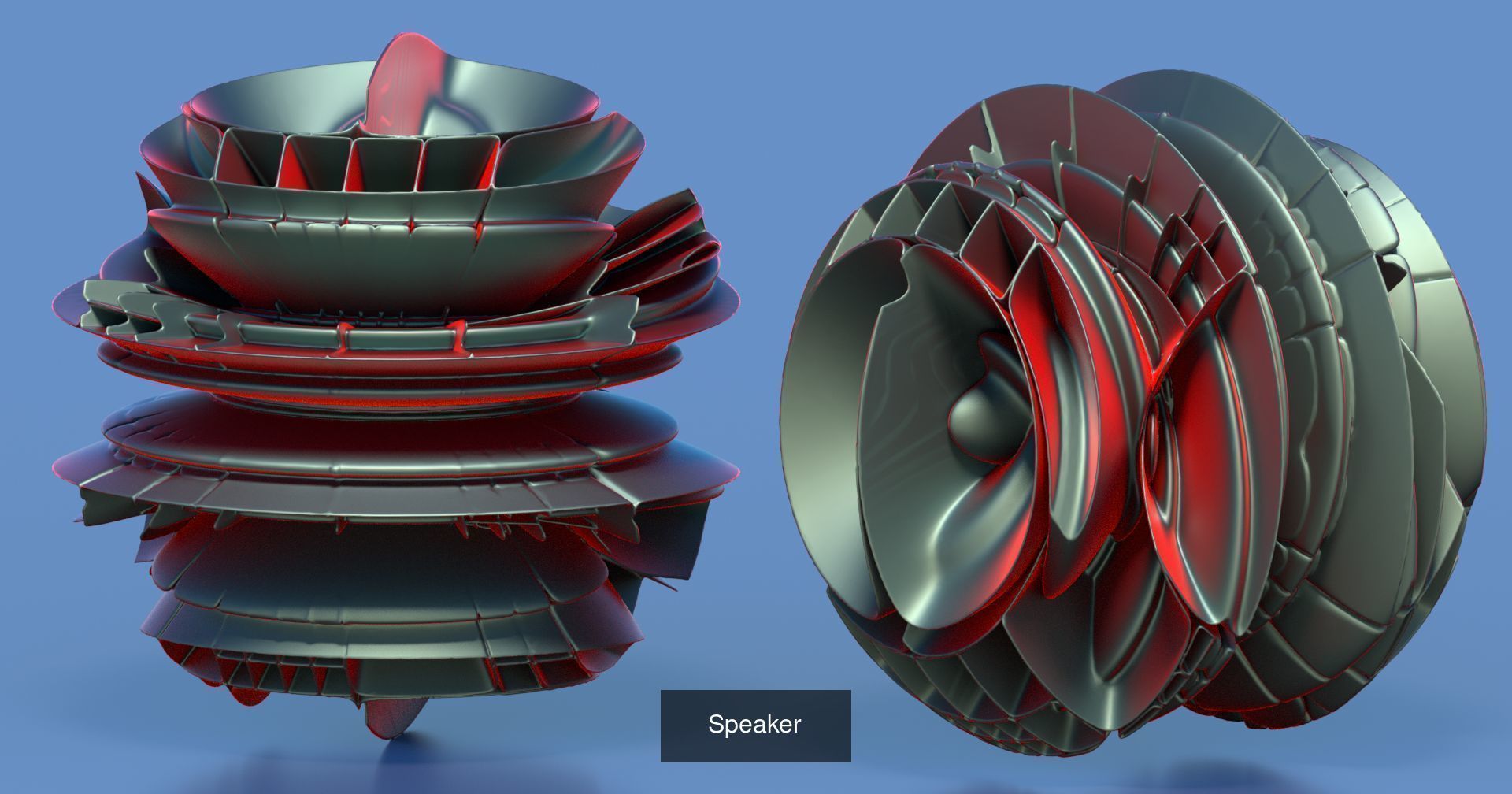 32 Abstract forms 3D Model Collection_4