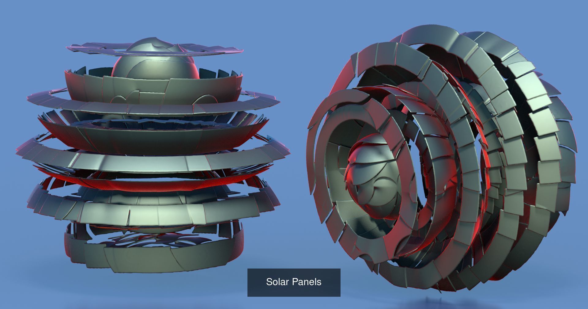 32 Abstract forms 3D Model Collection_5