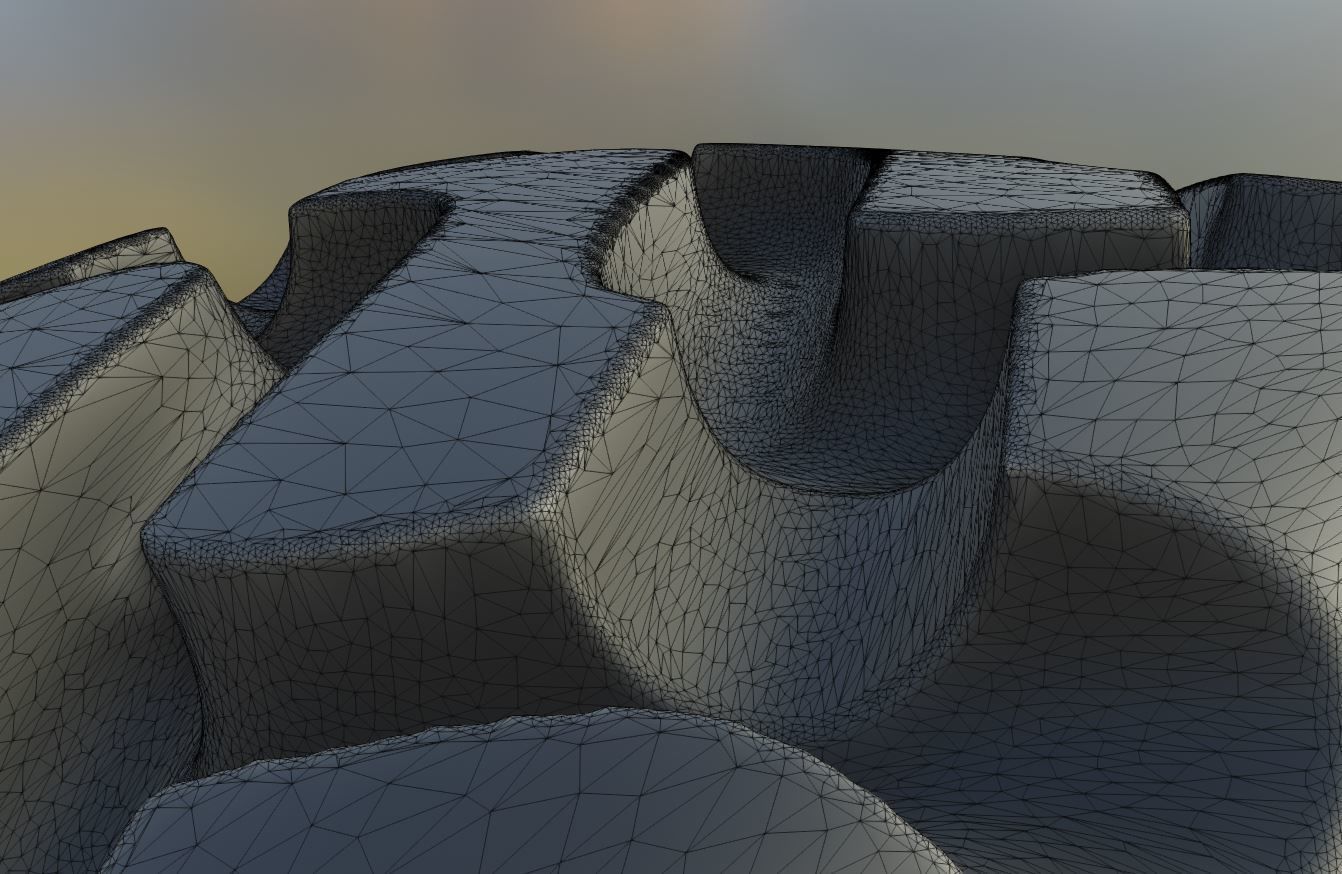 Wheel Loader Tyre High Poly Version 3D model_11