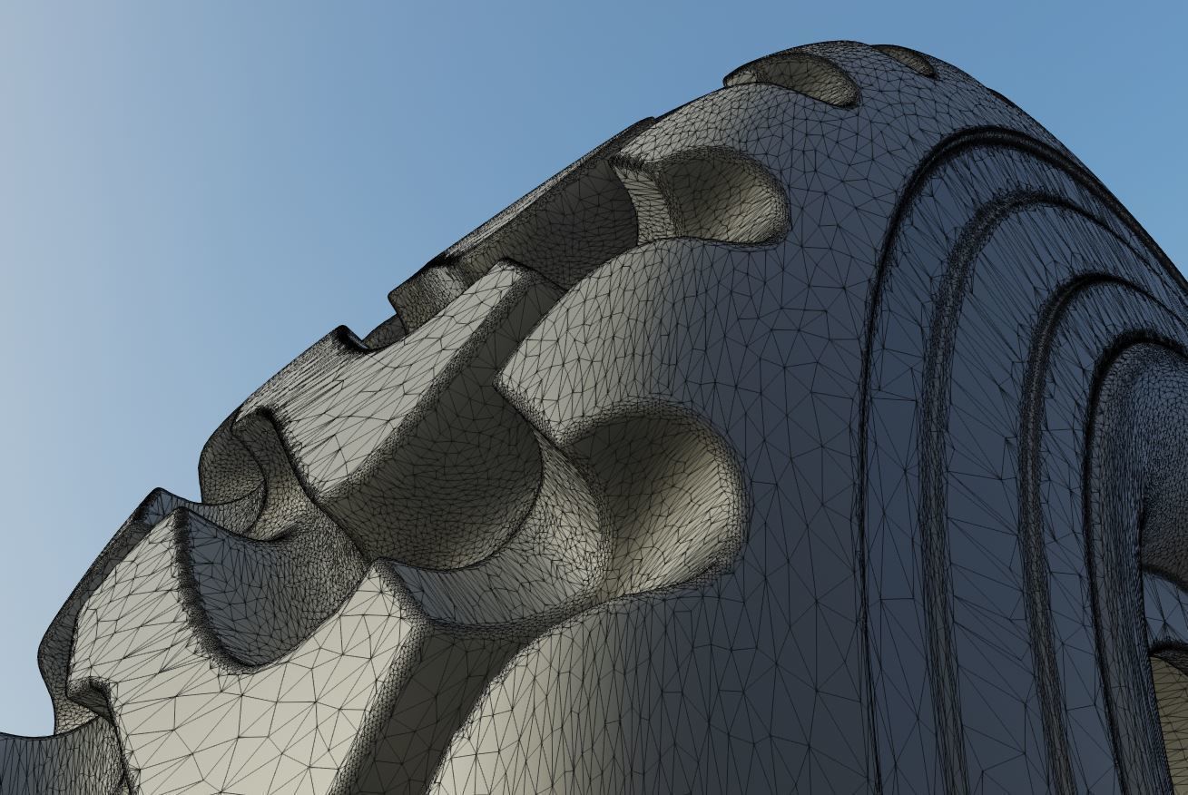 Wheel Loader Tyre High Poly Version 3D model_5