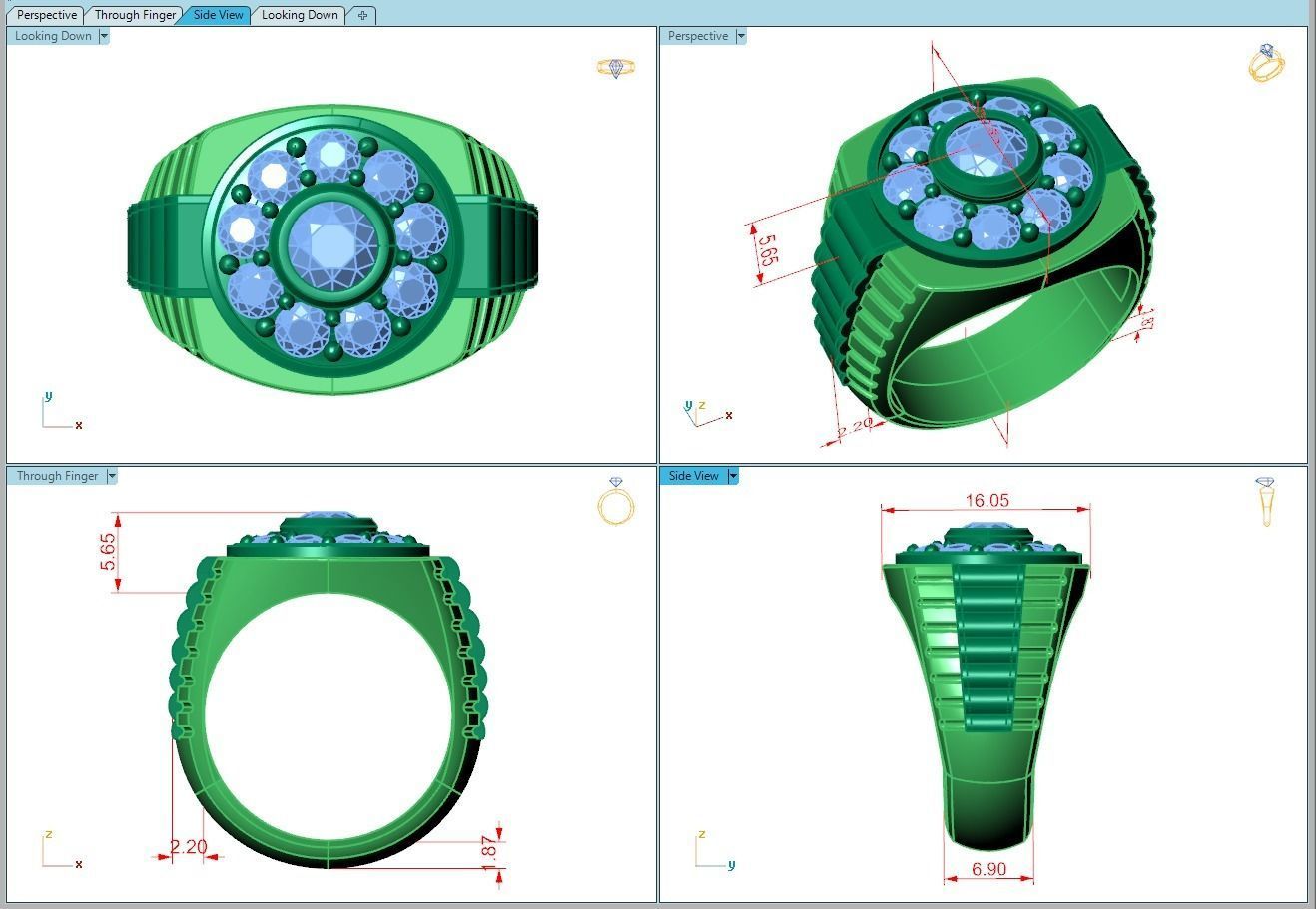 Ring160 3D print model_6