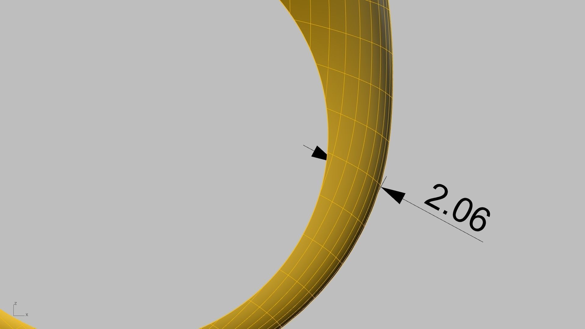 conic cornered cabochon ring stl verified  3D print model_22