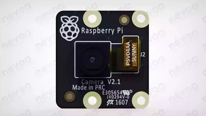 Camera Module - Raspberry Pi Camera Module 2 NoIR - Raspberry Pi 3D model