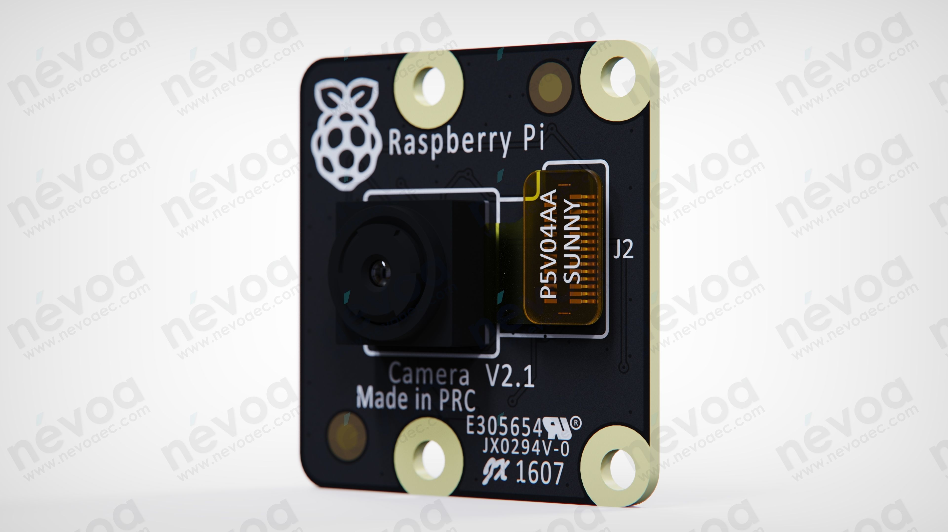 Camera Module - Raspberry Pi Camera Module 2 NoIR - Raspberry Pi 3D model_3