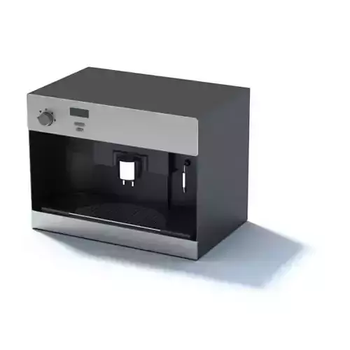 Black Grey Cappuccino Maker 3D model