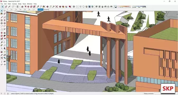 Sketchup School and University 138 3D model