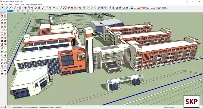 Sketchup School and University 139 3D model