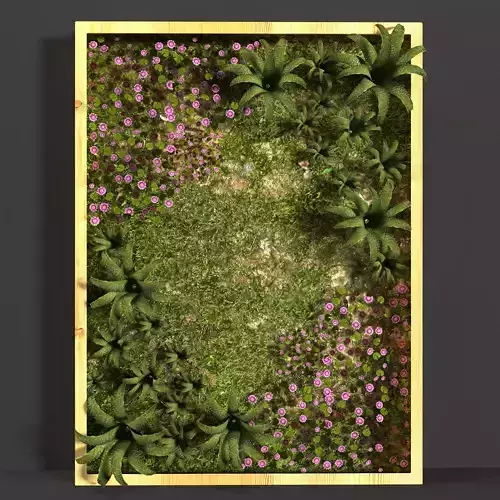 Vertical gardens 3D model