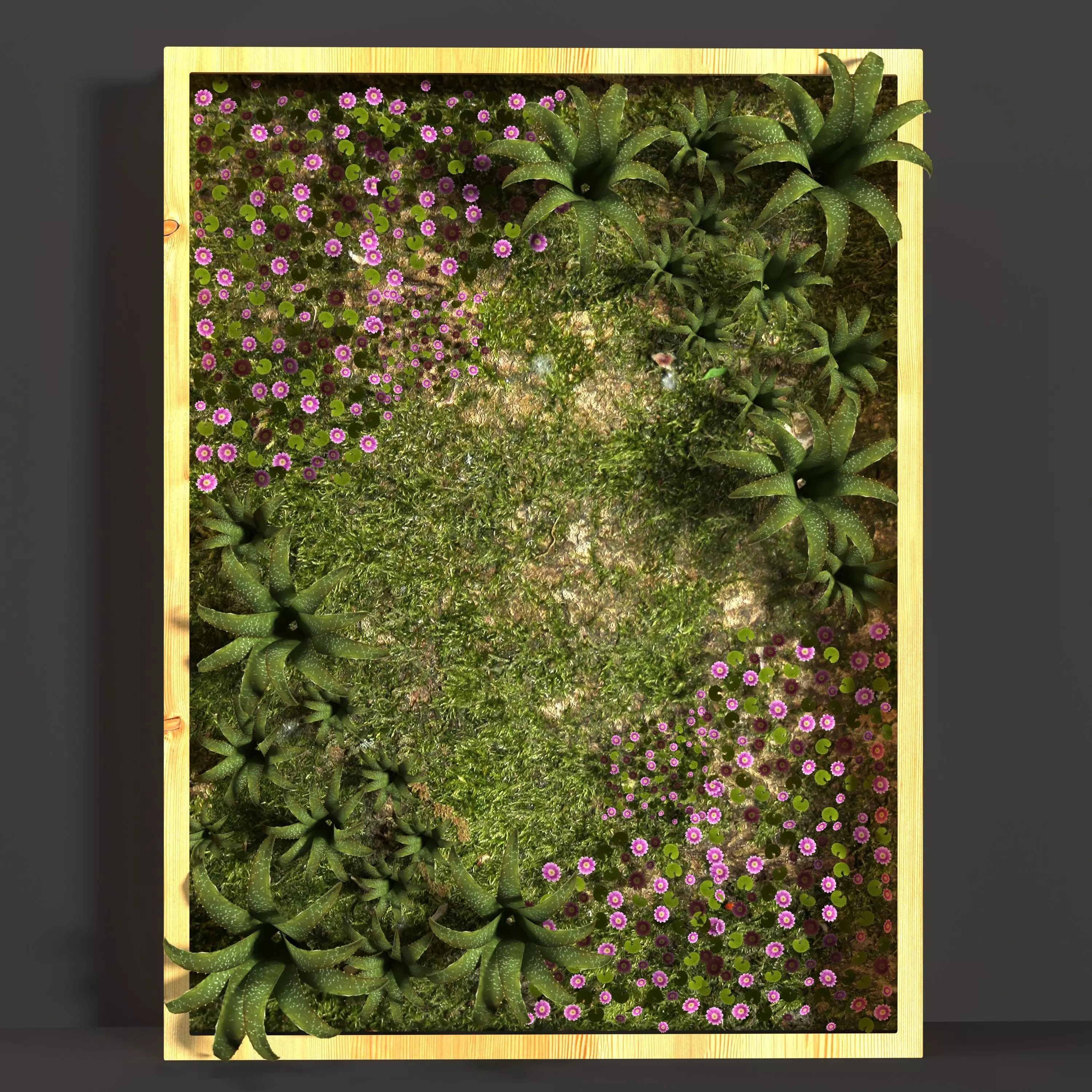 Vertical gardens 3D model_0