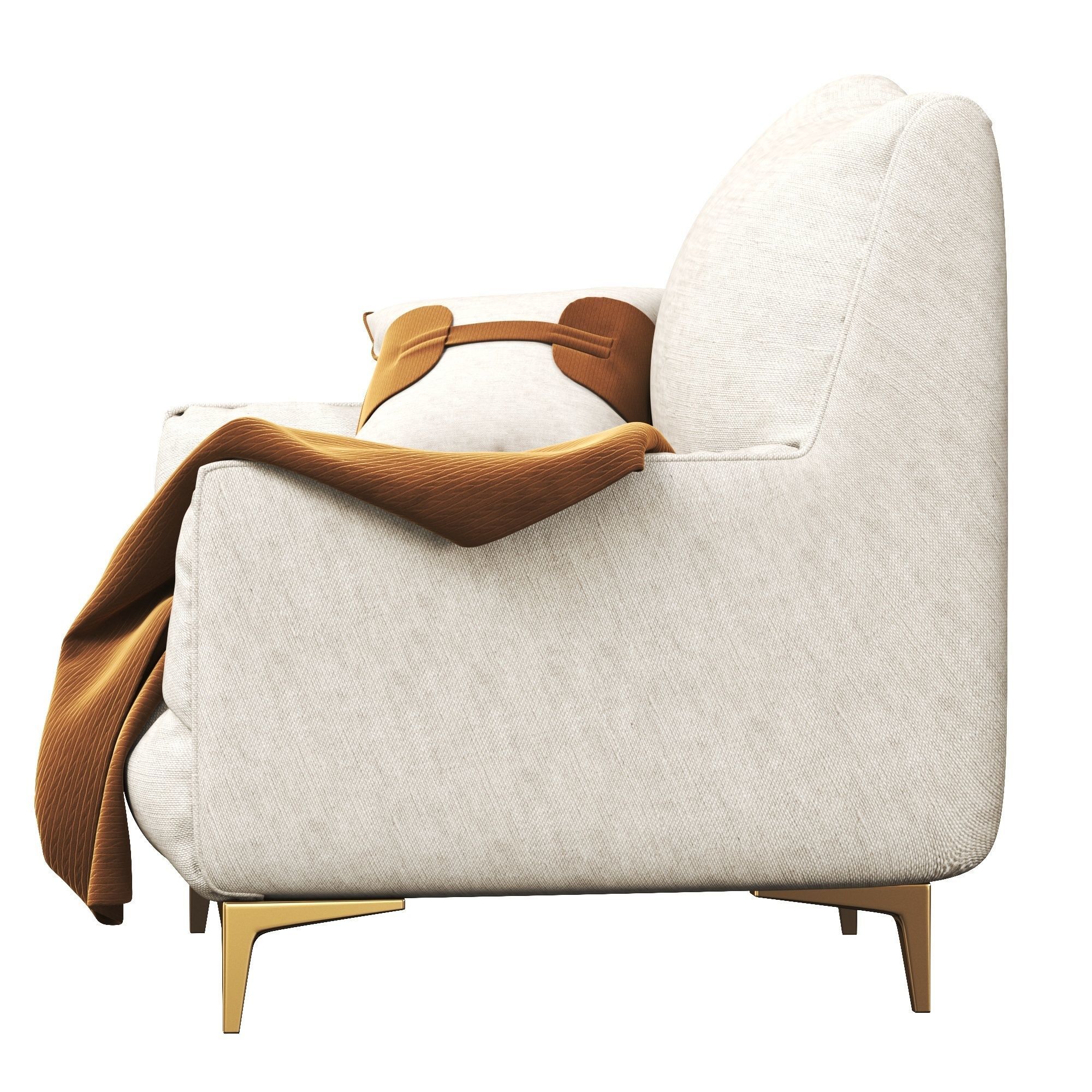 Natuzzi Dolly Armchair 3D model CGTrader