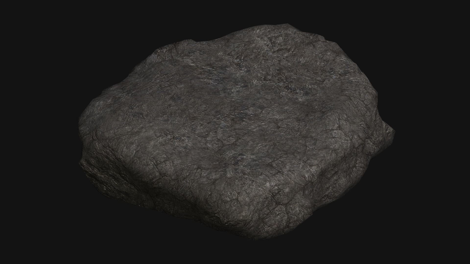 Rock 07 Base Free low-poly 3D model_11