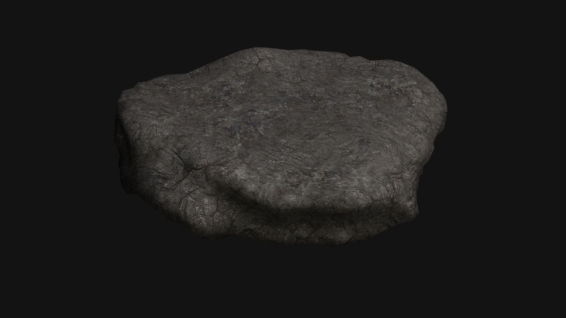 Rock 07 Base Free low-poly 3D model_6