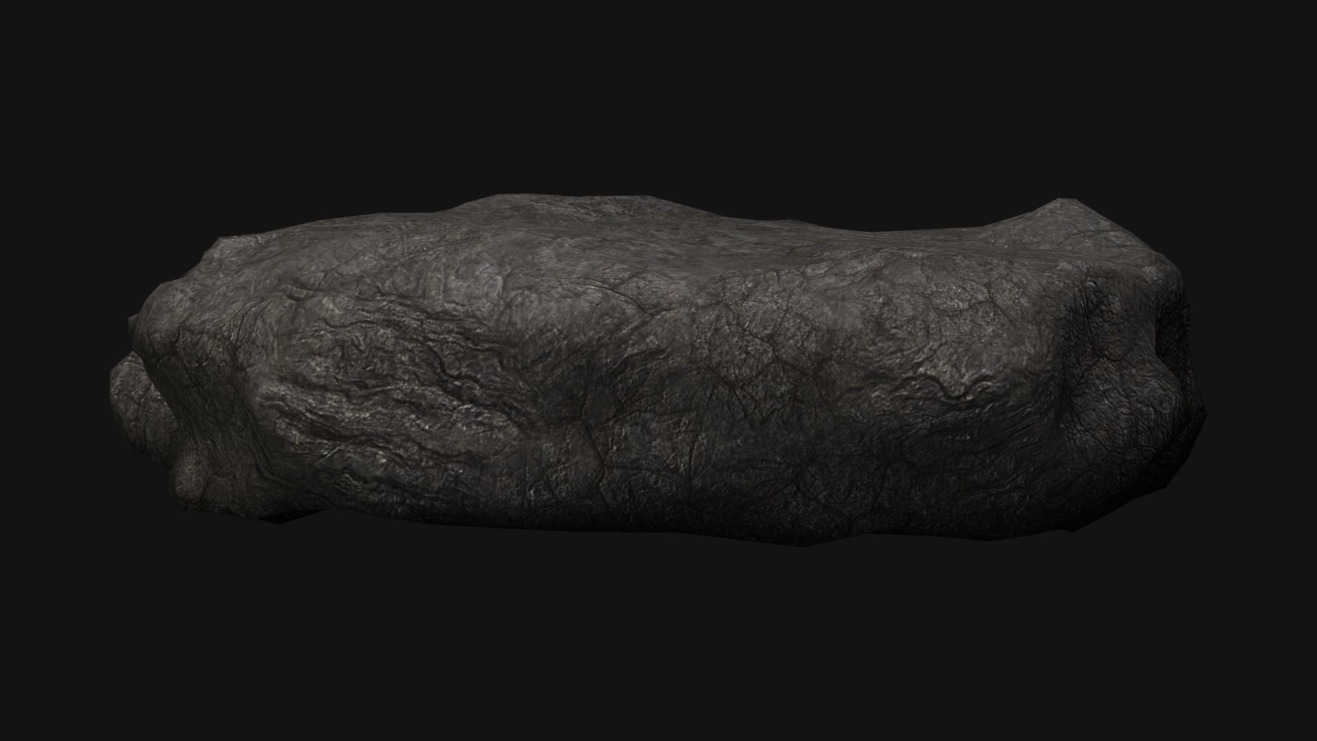 Rock 07 Base Free low-poly 3D model_7