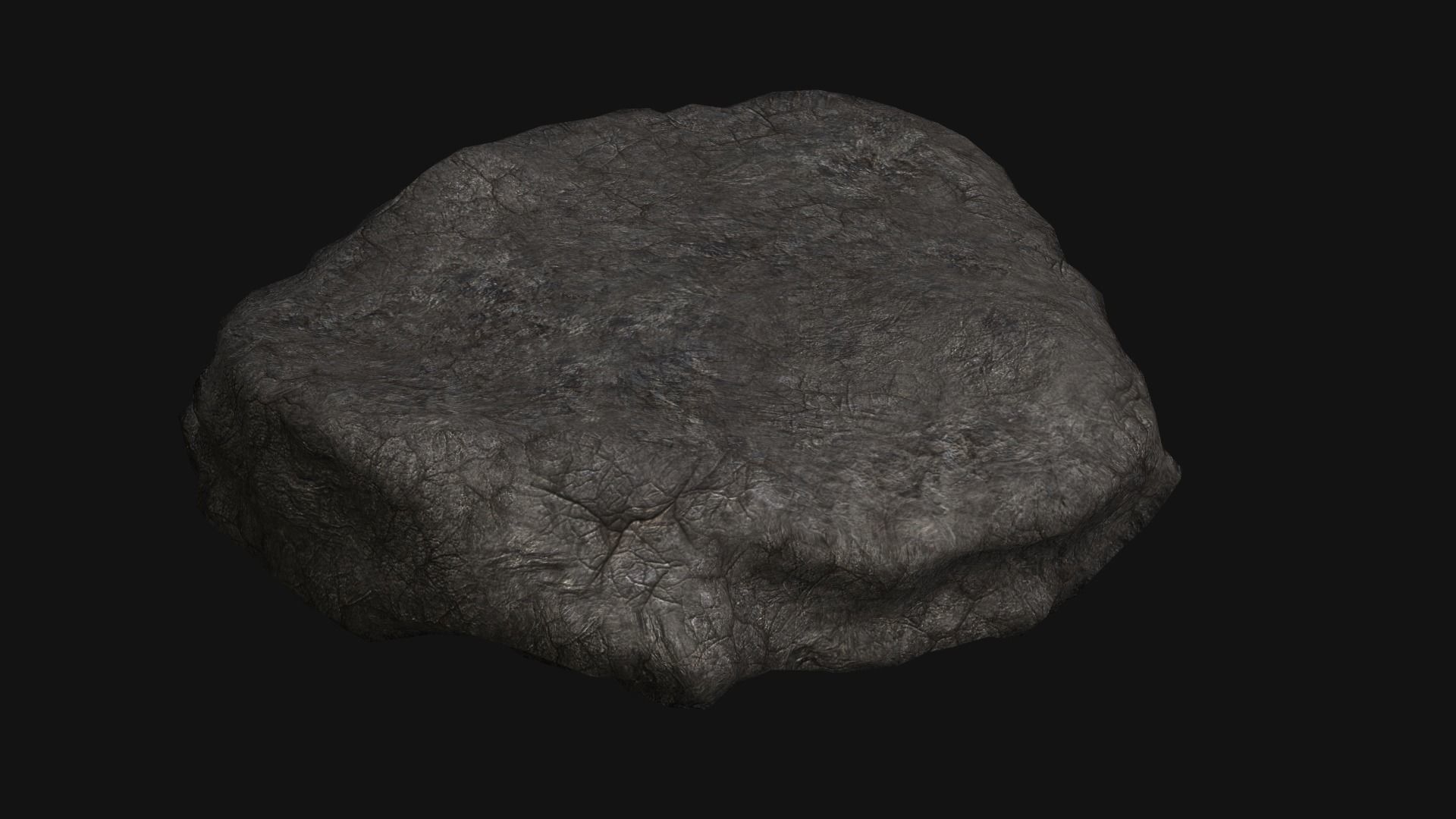 Rock 07 Base Free low-poly 3D model_9
