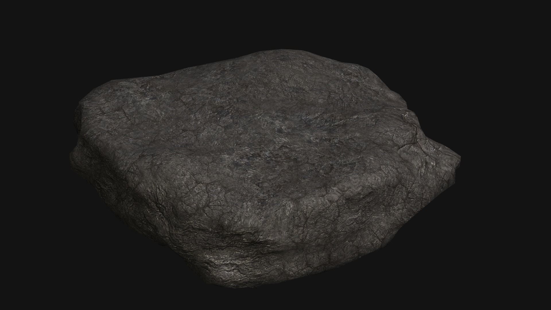 Rock 07 Base Free low-poly 3D model_10