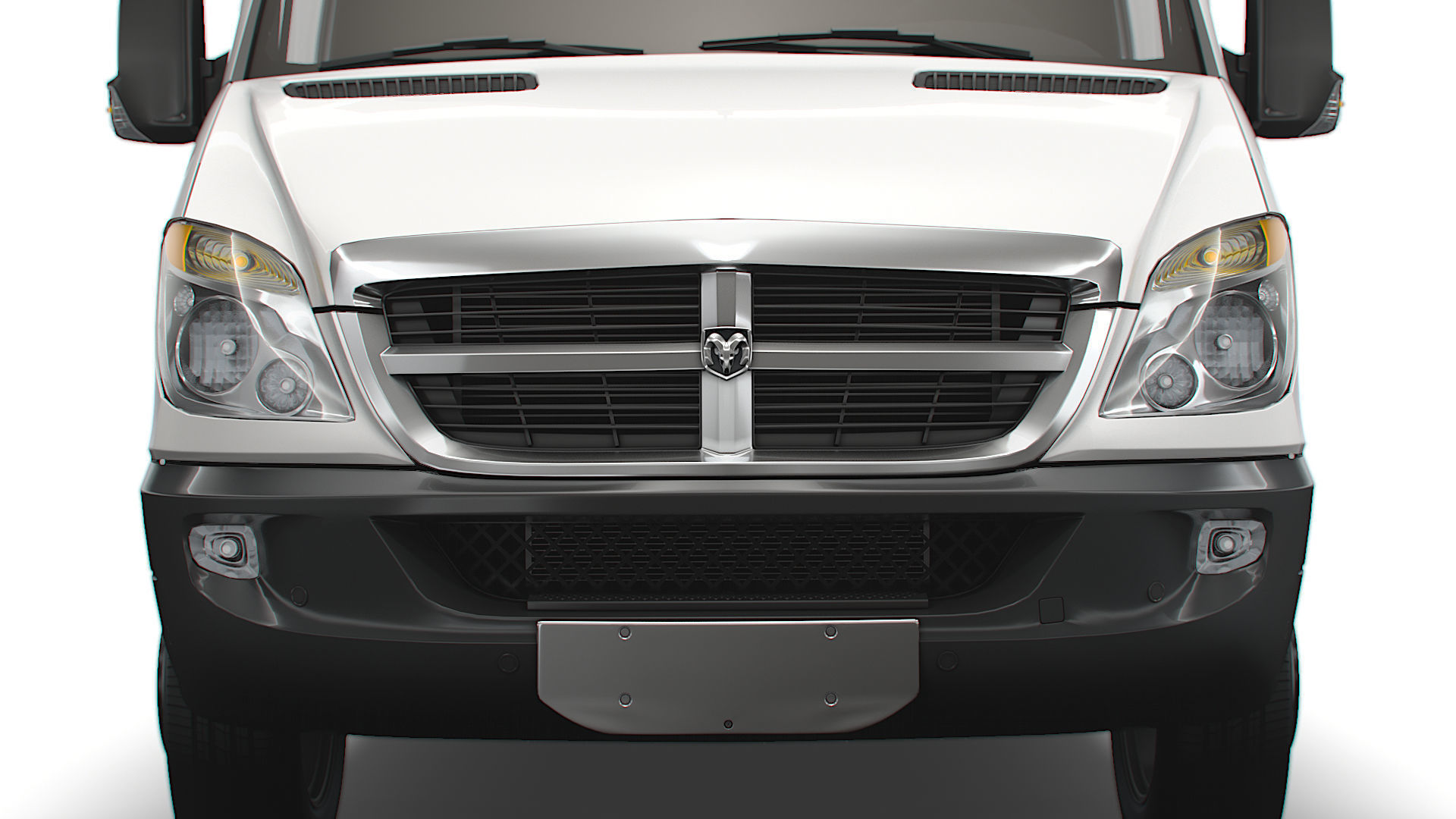 Dodge Sprinter Van L2H2 2009 3D model_7