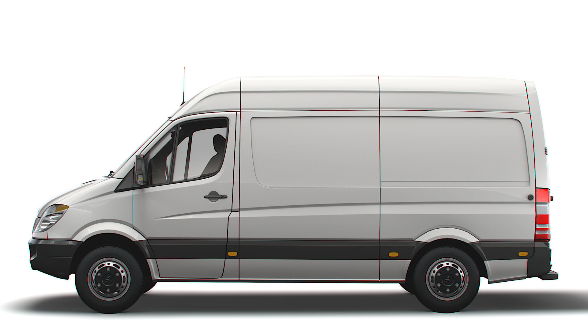Dodge Sprinter Van L2H2 2009 3D model_4