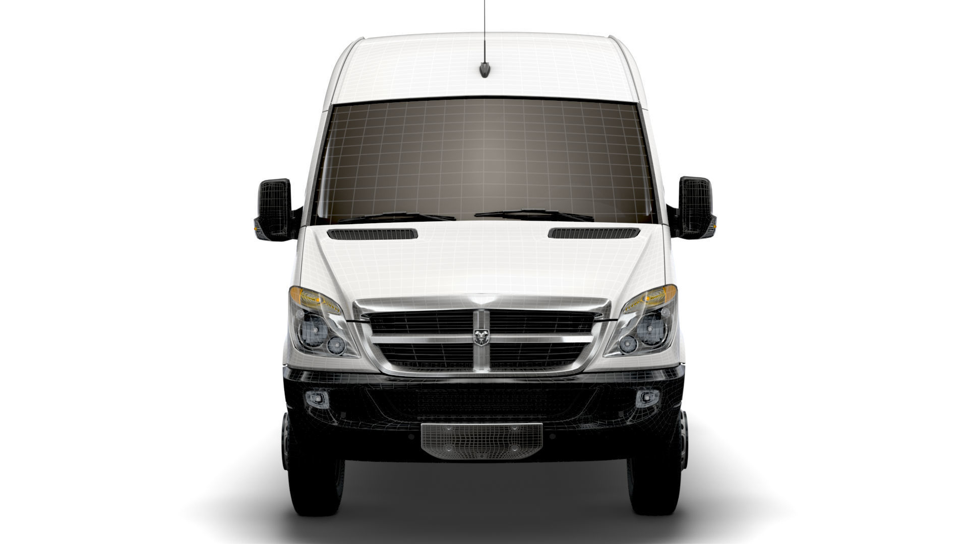 Dodge Sprinter Van L2H2 2009 3D model_18